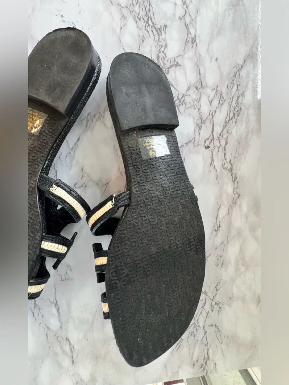 Sam Edelman Bay Slide Sandal Black Women’s Sz 10